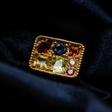Pre-Owned Bleue Burnham 9ct Cottage Garden Signet Ring