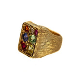 Pre-Owned Bleue Burnham 9ct Cottage Garden Signet Ring