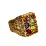 Pre-Owned Bleue Burnham 9ct Cottage Garden Signet Ring