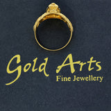 Pre-owned 22ct Yellow Gold Lion Head Ring