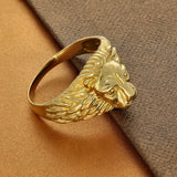 Pre-owned 22ct Yellow Gold Lion Head Ring