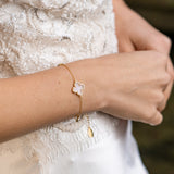 Georgini Sydney Soiree Fairwater Mother of Pearl Bracelet Gold Plated IB1188G