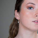 Georgini The Layered Edit Kolm Cubic Zirconia Drop Earrings Gold Plated IE1005G