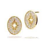 Georgini A Christmas Journey Follow The Star Earrings Gold Plated IE1097G