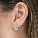 Georgini A Christmas Journey Follow The Star Earrings Silver IE1097W