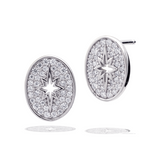 Georgini A Christmas Journey Follow The Star Earrings Silver IE1097W