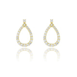 Georgini Goddess Freya Cubic Zirconia Earrings Gold Plated IE1117G