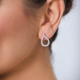 Georgini Goddess Freya Cubic Zirconia Earrings Silver IE1117W