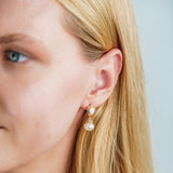 Georgini Wisteria Created Opal Cascade Earrings Gold Plated IE1175G