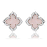 Georgini Sydney Soirée Fairwater Mother of Pearl Earrings Silver IE1187W