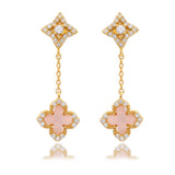 Georgini Sydney Soiree Fairwater Mother of Pearl Drop Earrings Gold Plated IE1188G