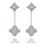 Georgini Sydney Soirée Fairwater Mother of Pearl Drop Earrings Silver IE1188W