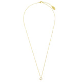 Georgini Opal Glow Created Blue Opal Necklace Gold Plated IP1173G