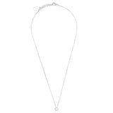 Georgini Opal Glow Created Blue Opal Necklace Silver IP1173W