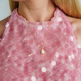 Georgini Wisteria Created Opal Floribunda Pendant Gold Plated IP1174G