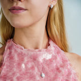 Georgini Wisteria Created Opal Floribunda Pendant Silver IP1174W