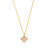 Georgini Sydney Soirée Fairwater Mother of Pearl Necklace Gold Plated IP1187G
