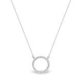 Georgini Ara Cubic Zirconia Necklace Silver IP708W