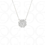 Georgini Summer Sorbet Berry Bloom Pendant Necklace Silver IP858W