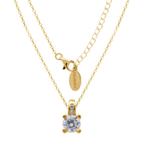 Georgini Red Carpet Venice Cubic Zirconia Necklace Gold Plated IP878G