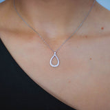 Georgini Goddess Freya Cubic Zirconia Necklace Silver IP901W