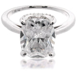 Georgini Sydney Soiree Elaine Cushion Cut Ring Silver IR1190W