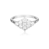Georgini Rock Star Glam Cubic Zirconia Ring Silver IR492W