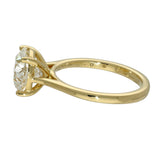 18ct Yellow Gold Laboratory-Grown 3ct Diamond Solitaire Engagement Ring
