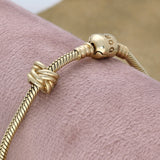 Pre-loved Pandora 14ct Yellow Gold Forget Me Knot Charm