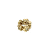 Pre-loved Pandora 14ct Yellow Gold Flower Gemstone Spacer Charm