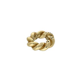 Pre-loved Pandora 14ct Yellow Gold Twist Slim Spacer Charm