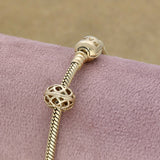 Pre-loved Pandora 14ct Yellow Gold Openwork Lattice Charm