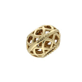 Pre-loved Pandora 14ct Yellow Gold Openwork Lattice Charm