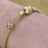 Pre-loved Pandora 14ct Yellow Gold Small Openwork Charm