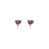 Georgini Sweetheart Pink Cubic Zirconia Earrings Silver IE1159W