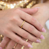 Georgini A Christmas Journey Ellipse Band Gold Plated IR517G