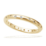 Georgini A Christmas Journey Ellipse Band Gold Plated IR517G