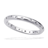Georgini A Christmas Journey Ellipse Band Silver IR517W