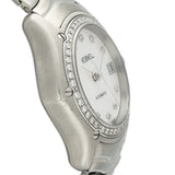 Pre-Owned Ebel Classic Wave MOP Diamond dial and Bezel 9200F2S Watch