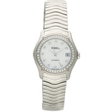 Pre-Owned Ebel Classic Wave MOP Diamond dial and Bezel 9200F2S Watch