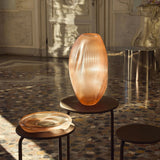 Lalique Alize Bowl - Clear With Coral Patina Crystal 10857000