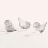 Lalique Piou-Piou Head Down Sculpture - Clear Crystal 10857200