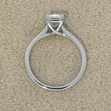 Platinum Laboratory-Grown 1.5ct Emerald Cut Diamond Solitaire Ring