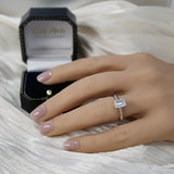 Platinum Laboratory-Grown 1.5ct Emerald Cut Diamond Solitaire Ring