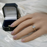 18ct Yellow Gold Laboratory-Grown 1.5ct Radiant Cut Diamond Solitaire Ring