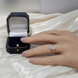 Platinum Laboratory-Grown 1ct Marquise Cut Diamond Solitaire Ring