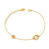 Georgini Alchemy Couture Link Bracelet Gold Plated Silver IB1236G