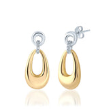 Georgini Alchemy Voyage 925  Earrings Silver and Gold Plated IE1235