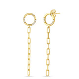 Georgini Alchemy Fuse Earrings Gold Plated Silver IE1238G