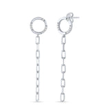Georgini Alchemy Fuse Earrings Silver IE1238W